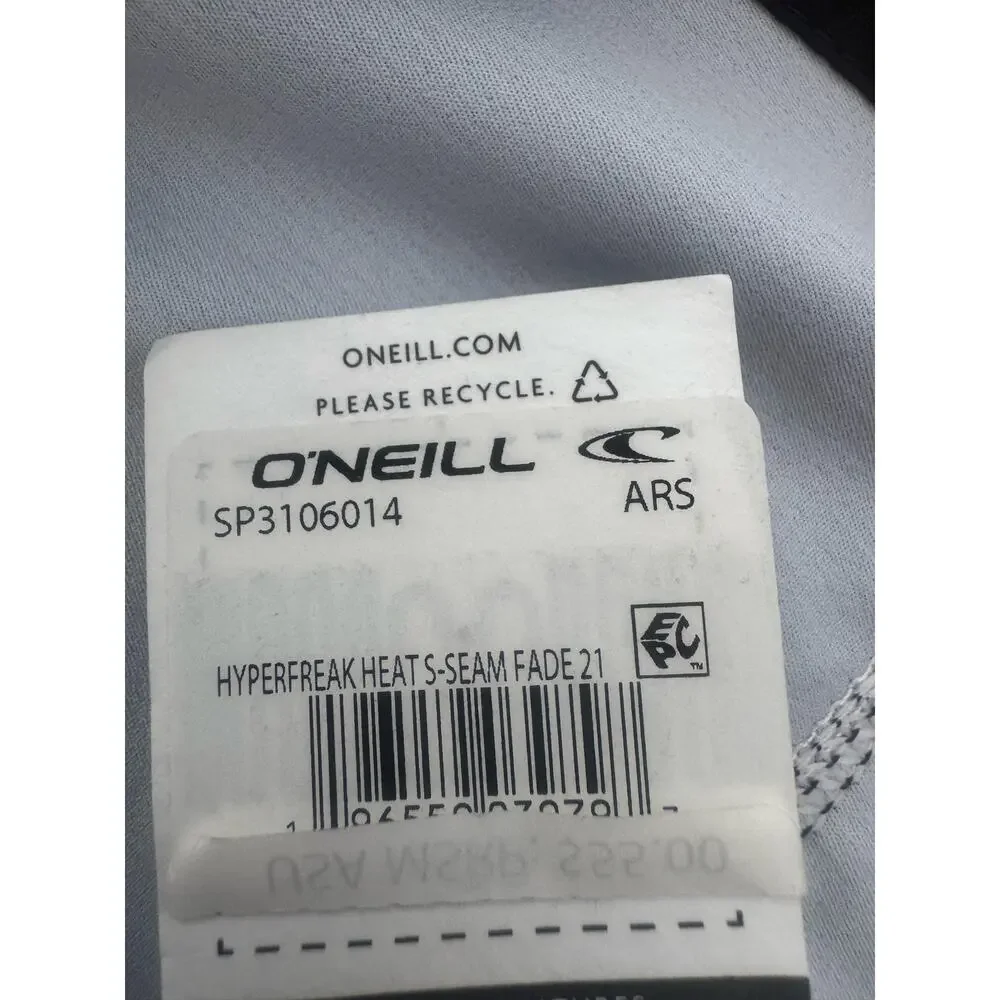 NWT O'neill Hyperfreak Heat S-Seam Fade 21